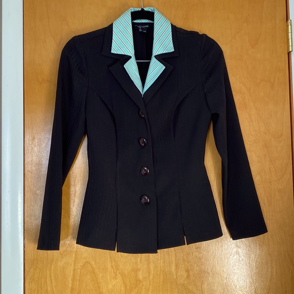 Juniors MY MICHELLE black suit set